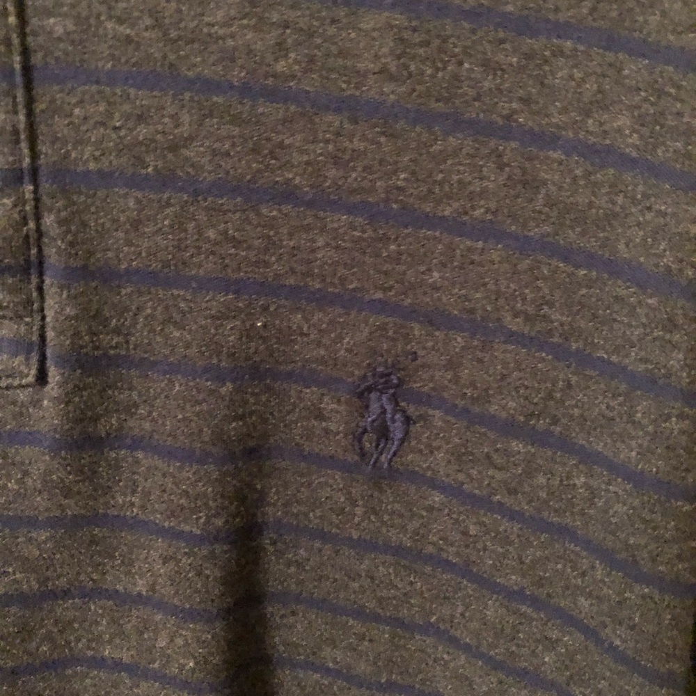 Long Sleeve Ralph Lauren Striped Polo - Picture 4 of 5